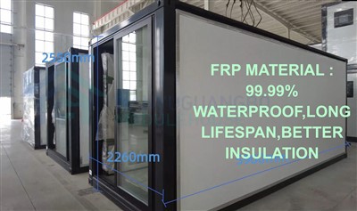20 Fuß großes, anpassbares, erweiterbares Containerhaus